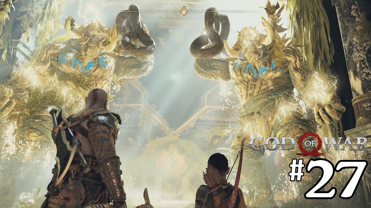 HALL OF TYR - God Of War Walkthrough Part 27 - PS4 Gameplay Review 2018 1080P