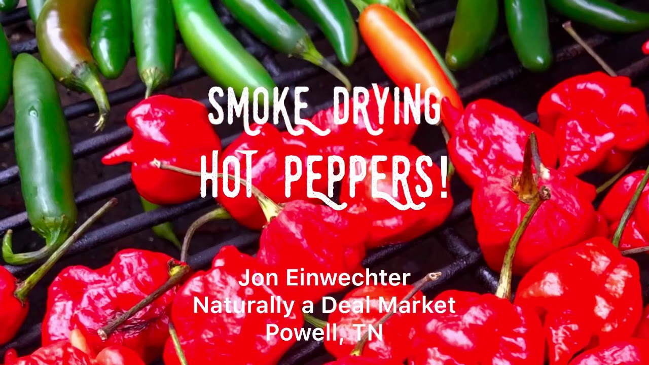 Smoke Drying Hot Peppers!