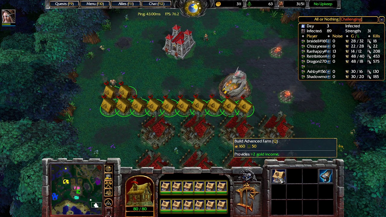 Warcraft 3 Reforged - All or Nothing