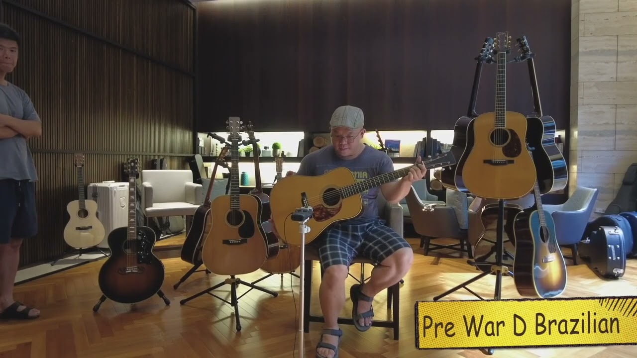 泰馬吉木吉他琴聚群 - 巴西老木大亂鬥 2024.7.20 Brazilian Rosewood guitar Sound Testing No talking Rec by Zoom H5