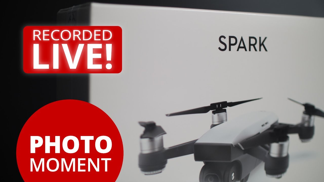 DJI Spark Drone LIVE Unboxing! — PhotoJoseph’s Photo Moment 2017-06-20
