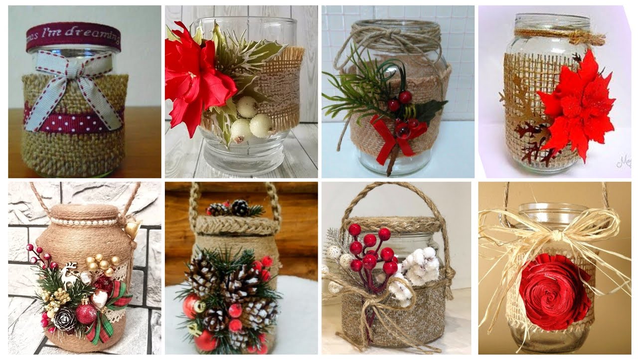 🌲Cheap & Creative Rustic Jar Décor Ideas | Easy DIY Glass Jar Decoration at Home