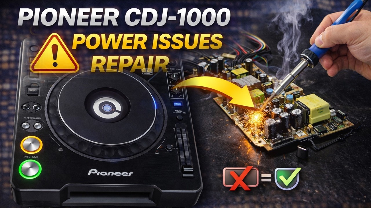 Pioneer CDJ-1000 Power Issues Repair