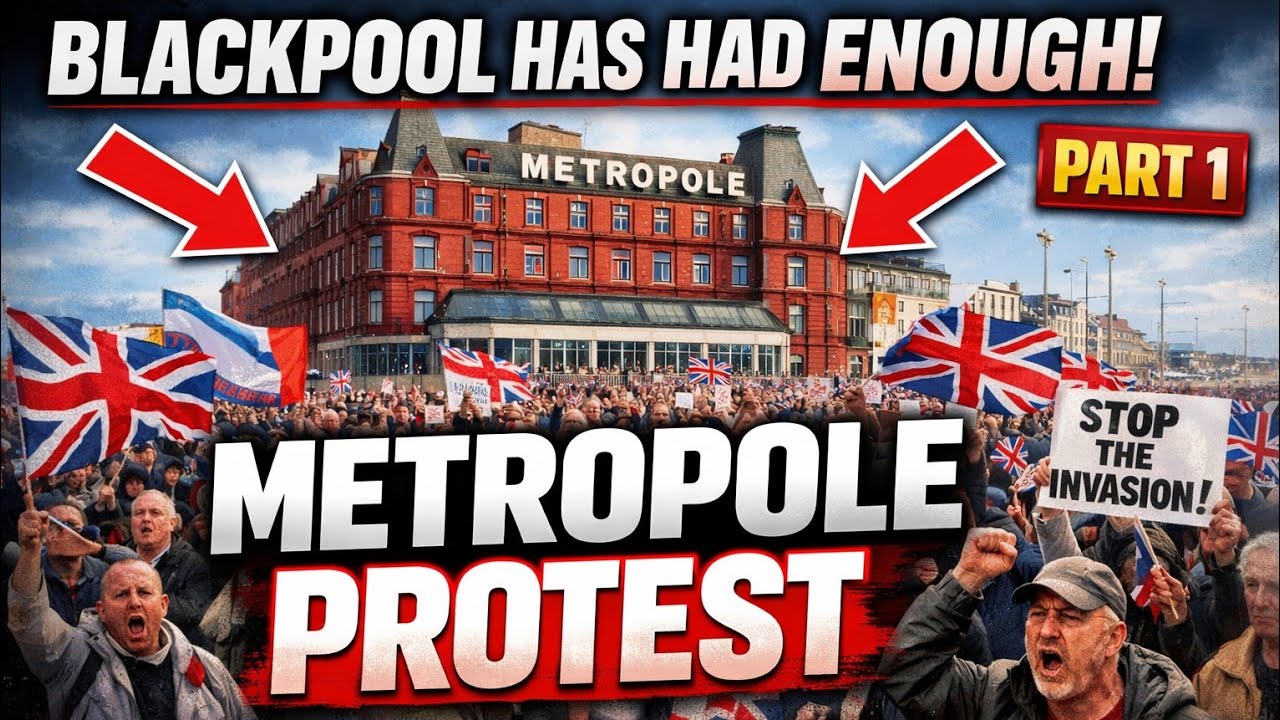 Blackpool Protest Part 1 | Metropole Hotel, Homeless on the Streets & Counter-Protesters Speak