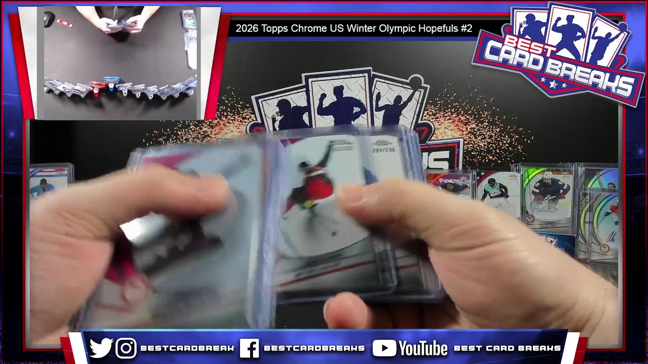 2026 Topps Chrome US Winter Olympic Hopefuls #2 - 12 Box Case Pick Your Olympian- 1/21/26