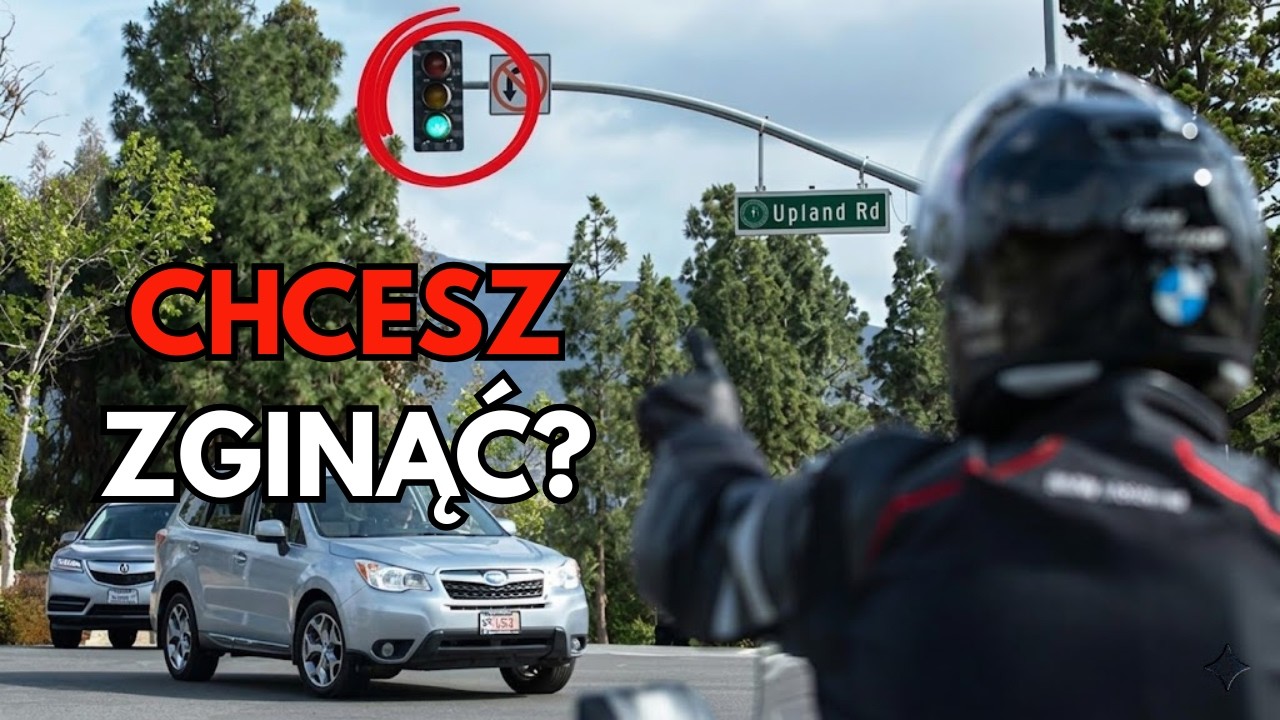 5 najbardziej niebezpiecznych sekund jazdy motocyklem w mieście