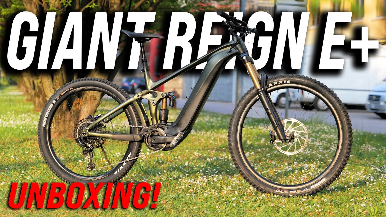 GIANT REIGN E+ UNBOXING!!! MOTORE YAMAHA E 750WH