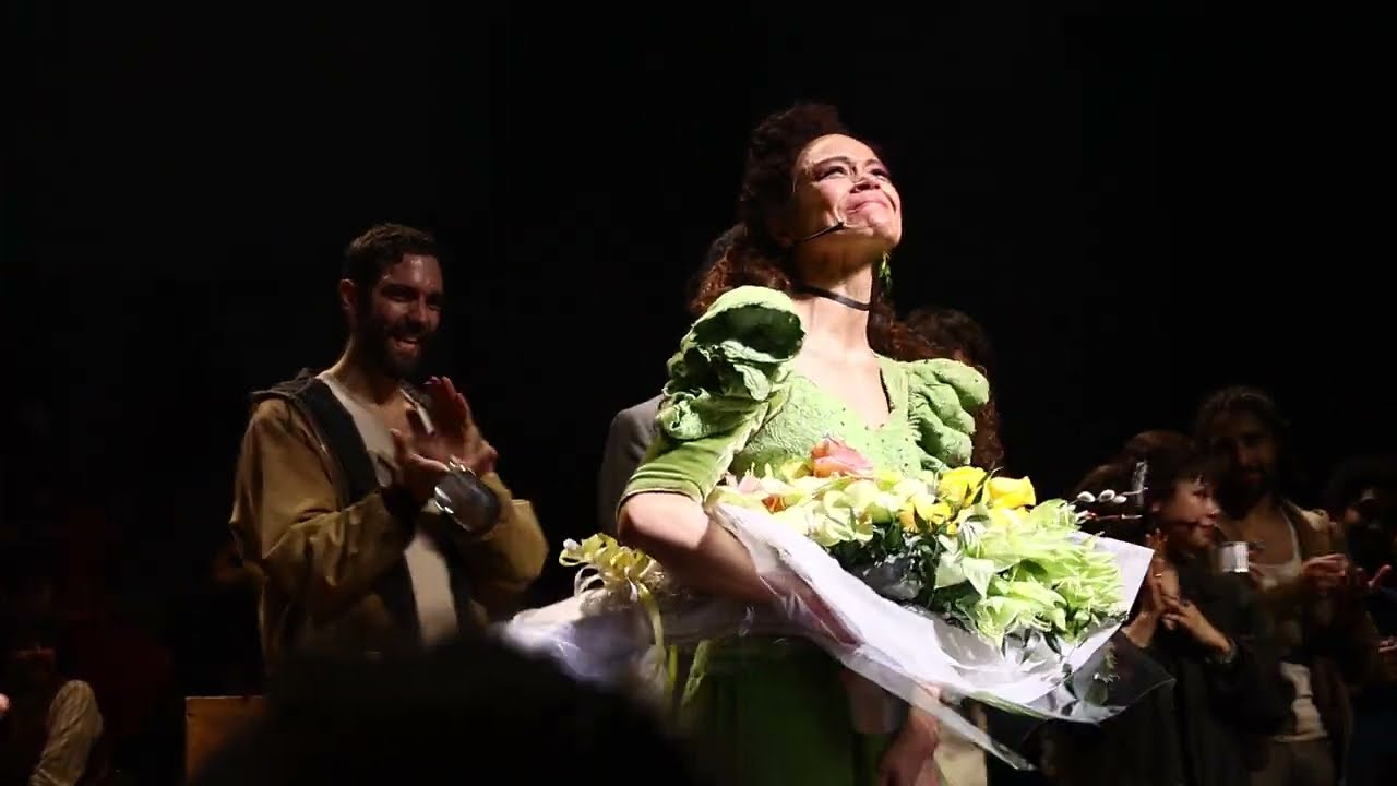 Hadestown Broadway - Amber Final Raise Our Cups and Speech