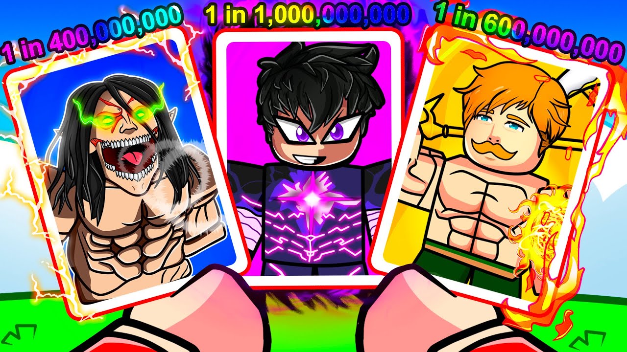 Unpacking 200,000 Cards For The RAREST Anime Characters On Roblox