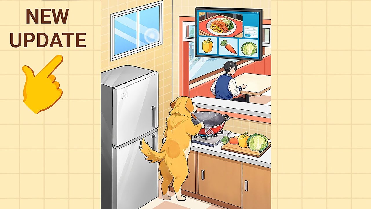 Cook Using The Recipe Shown On The Screen ✪ Not Even Dogs ✪ Brain Puzzle 2 Logic Twist ✪ Level 1