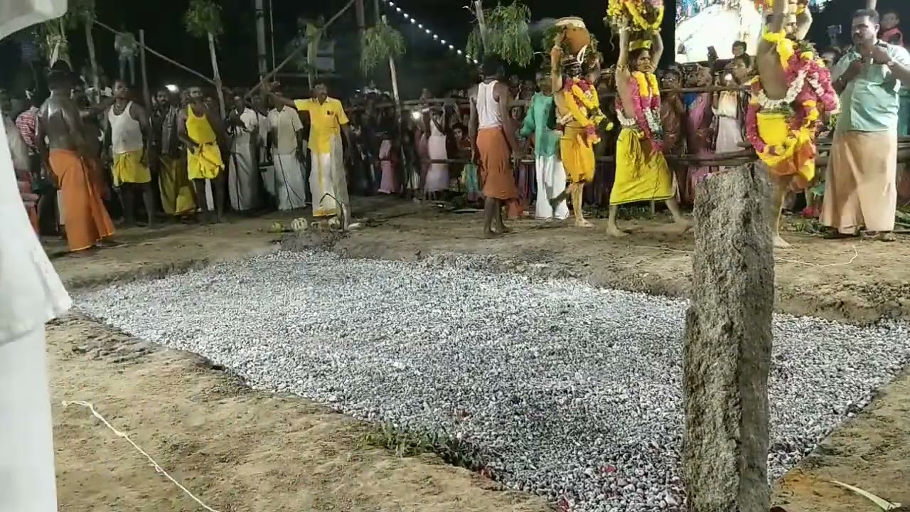 Theemithi thiruvizha at Sri Gangai Amman temple at Perumudivakkam on 25.08.2024