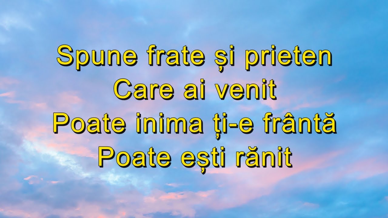 Spune frate și prieten _ grupul Maranata