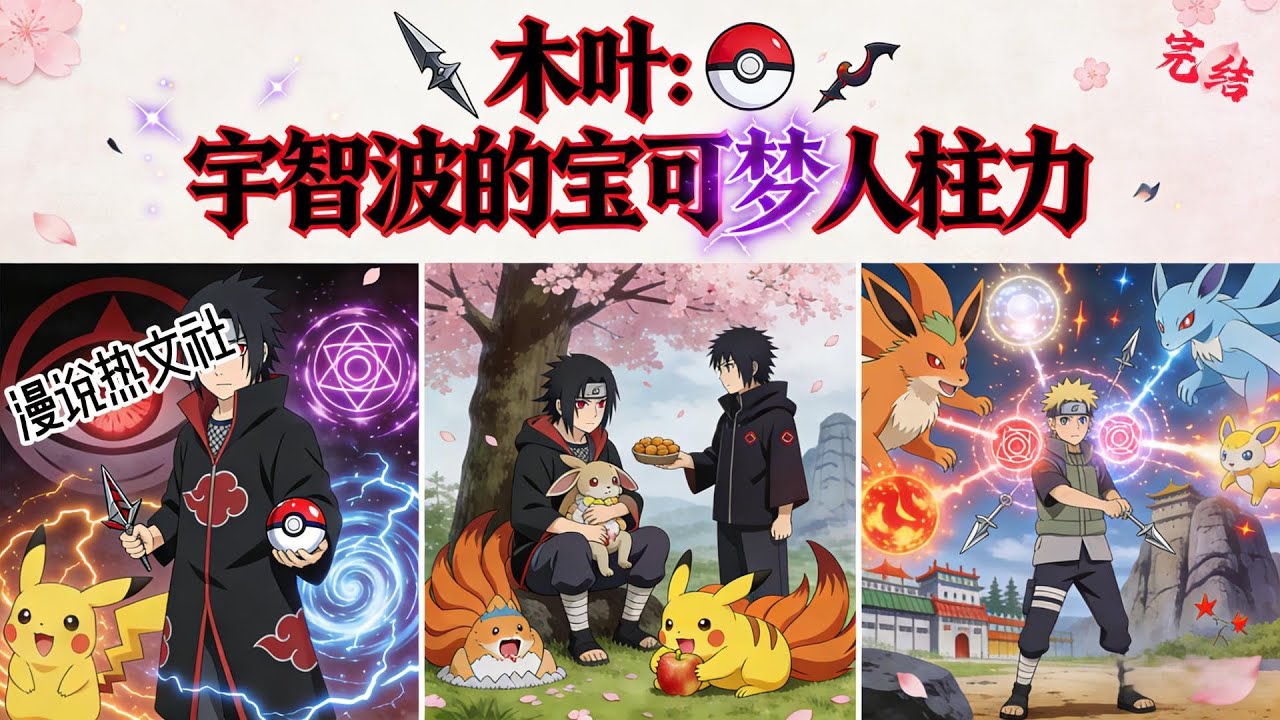 完结《木叶：宇智波的宝可梦人柱力》 宇智波玄:“你问我开局体内封印着一条龙是什么感觉？那我问你，小火龙也算龙吗？” 穿越火影宇智波一族，依靠着宝可梦的力量一步一步登临忍界最强。 #穿越#火影#动漫衍生
