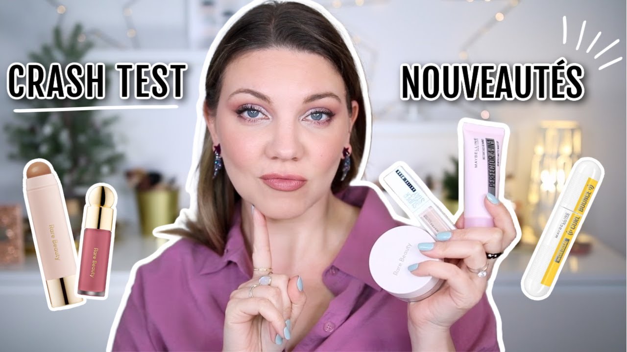 CRASH TEST⚡️ : DERNIÈRES NOUVEAUTÉS TEINT MAYBELLINE & RARE BEAUTY! DU BON ET DU MOINS BON...GRWM
