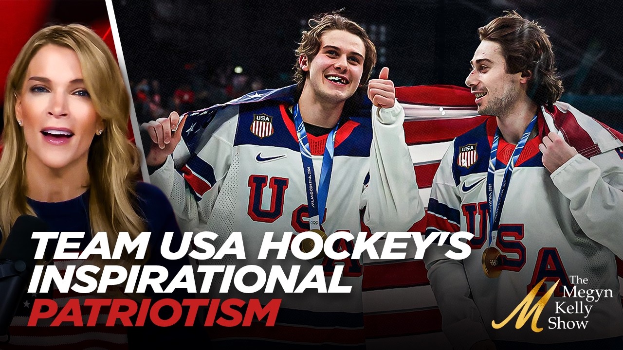 American Men's Hockey Team Delivers Inspirational Gold Medal Win Over Canada and Displays Patriotism