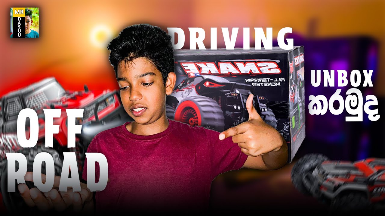 යක්ෂ කාර් එකක් 🥶 || 4WD Off-Road RC Car Unboxing & Review | Powerful 4-Motor Beast