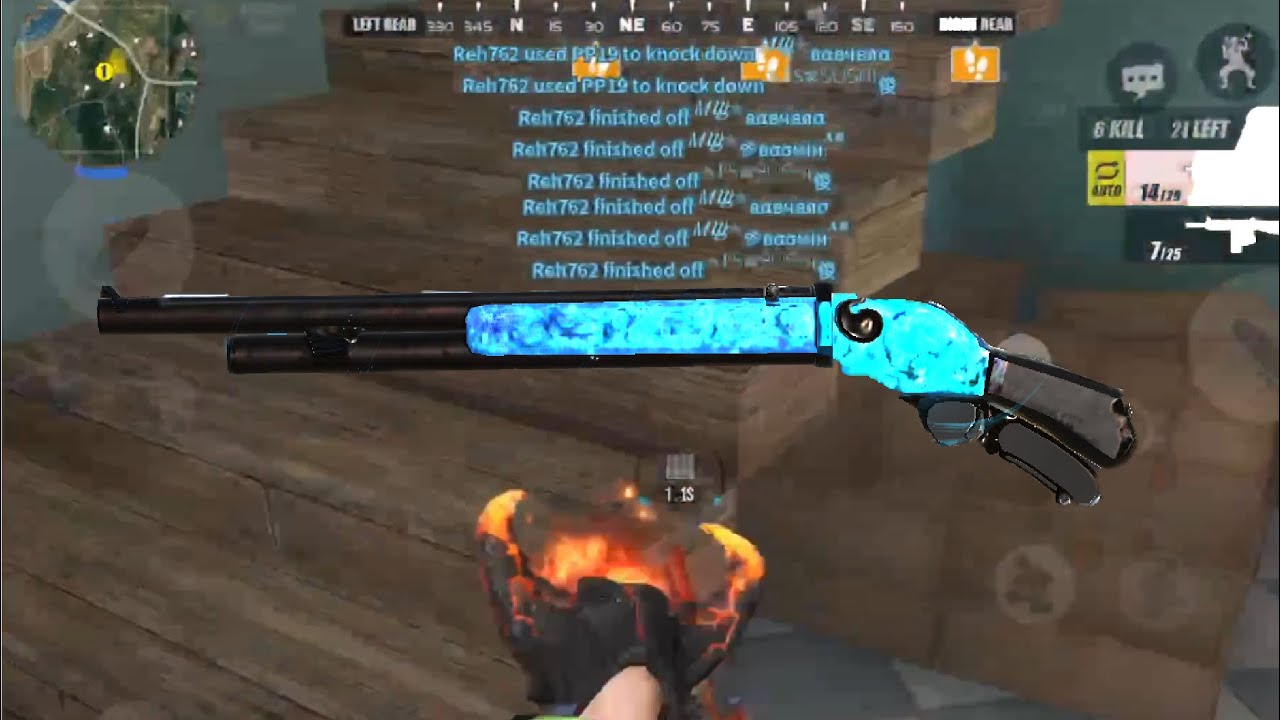 Rules of survival -  Solo vs Fireteam - shotgun pro