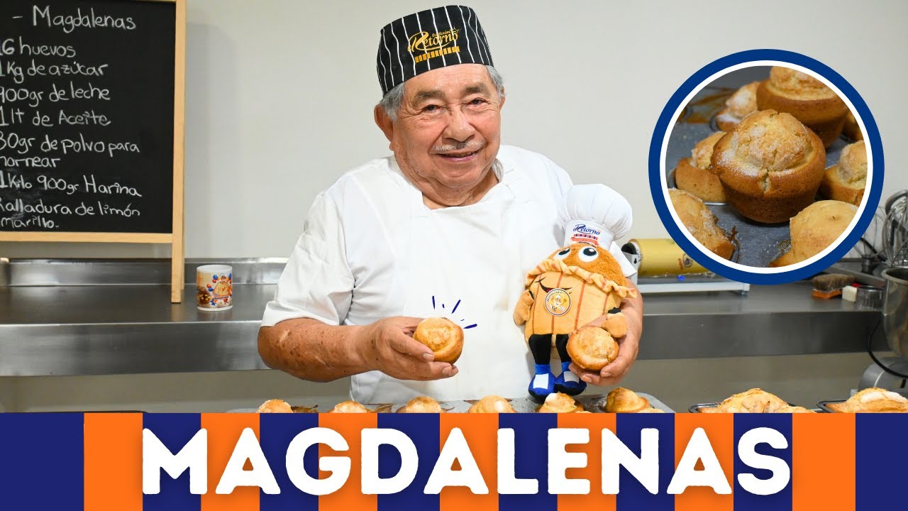 Así se preparan LAS MAGDALENAS || Panificadora El Retorno