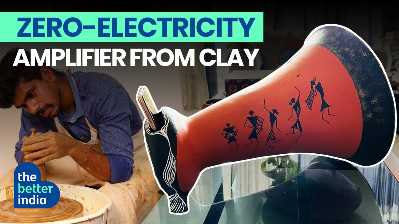 Zero-Electricity Teracotta Amplifiers Made From Clay Pottery | The Better India