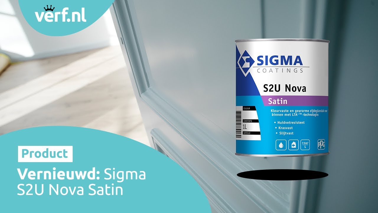 Sigma S2U Nova Satin | Zelfde kwaliteit, duurzamer geproduceerd | Verf.nl