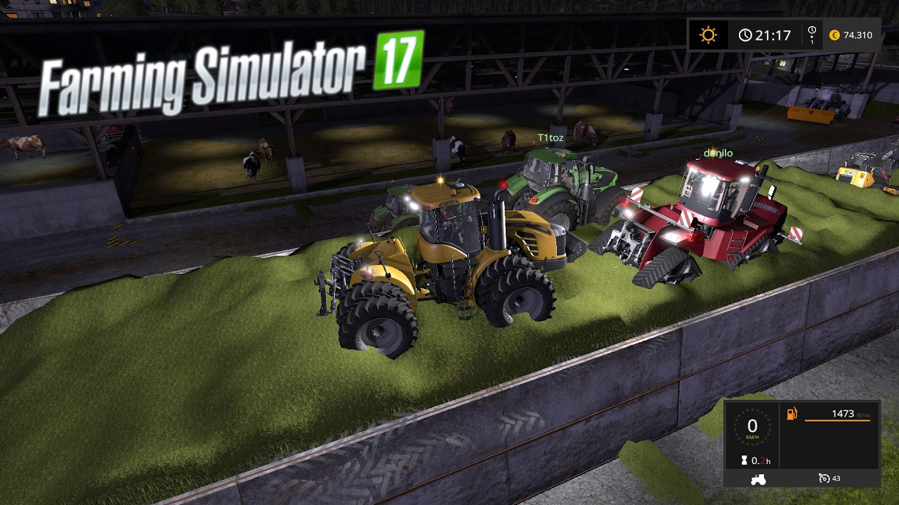 Multiplayer Farming Simulator 17 #16 | Ensilaje Máxima Cantidad