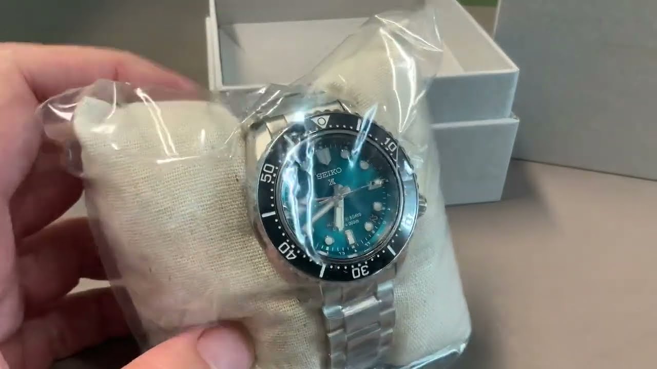 Распаковка и обзор Seiko Prospex SPB475 U.S. Limited Edition GMT
