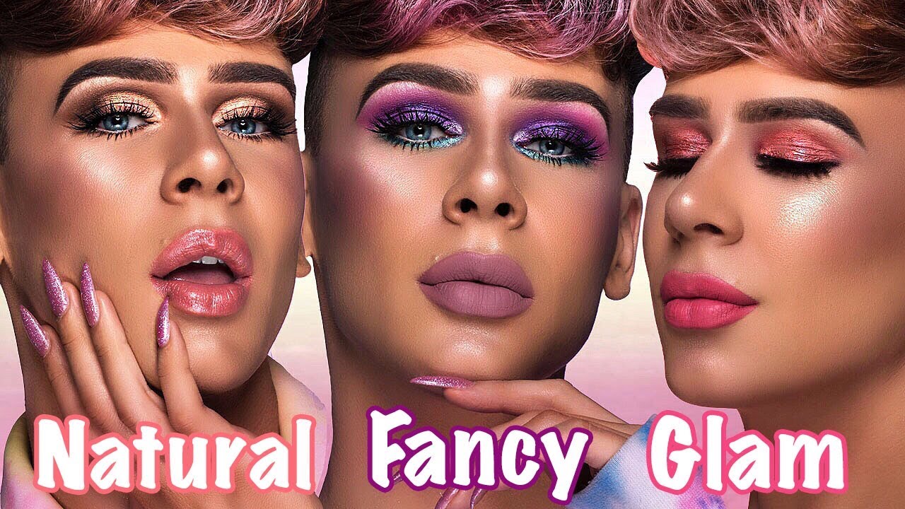 MARVYCORN PALETTE: 3 MAKEUP LOOKS! ♡ Natural/Fancy/Glam | Marvyn Macnificent
