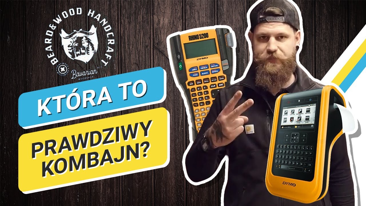 Drukarki DYMO w warsztacie Szymona z Beard and Wood Handcraft