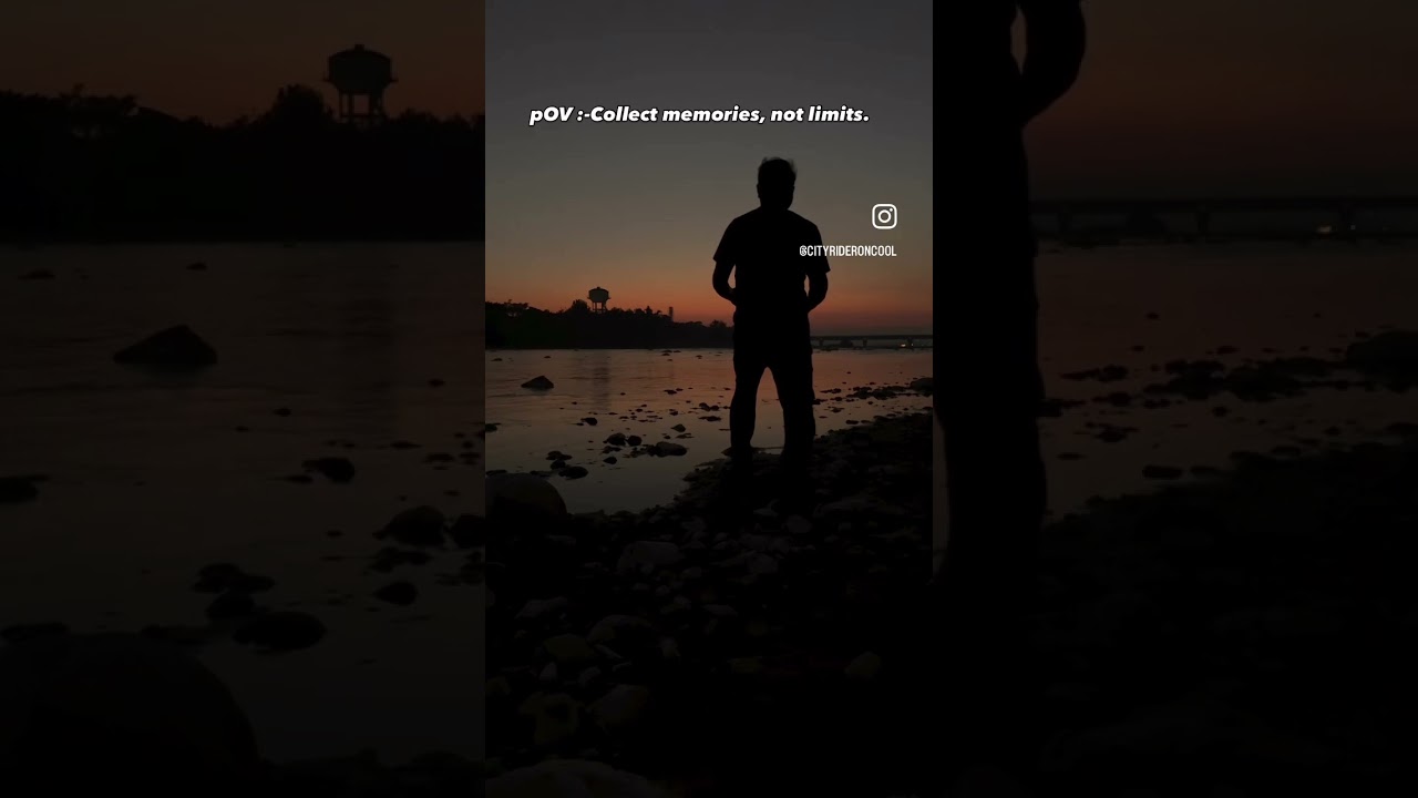 !! Collect smiles, collect laughs, collect life !!/#viralshort /#cityrider /#eveningvibes /#moments