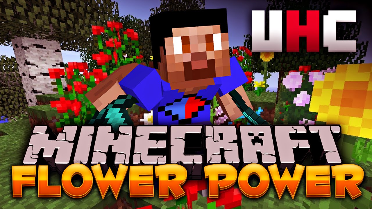 Minecraft *EPIC* FLOWER POWER UHC #1 with Vikkstar (Minecraft UHC)