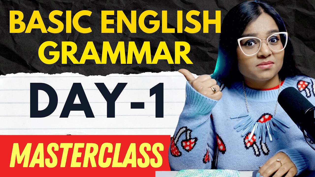 BASIC English GRAMMAR Day-1 | Grammar for beginners