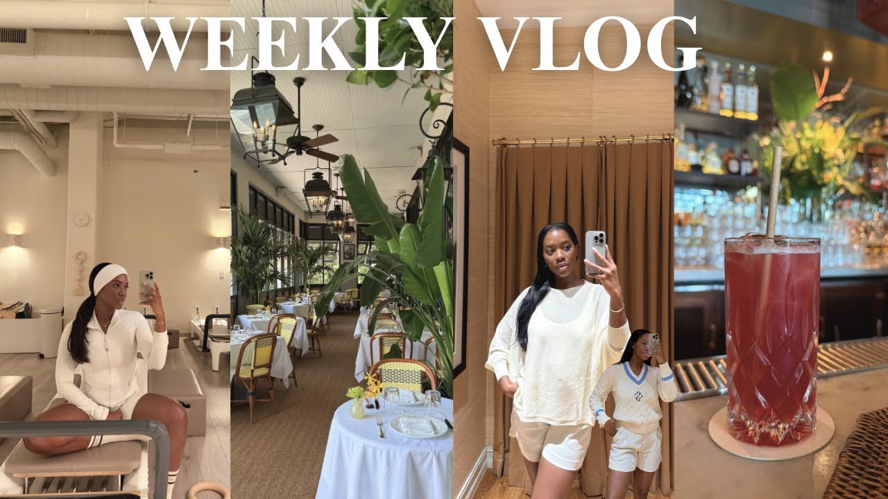 WEEKLY VLOG | Ralph Lauren oak bluffs collection, girl dates & more! | Octavia B