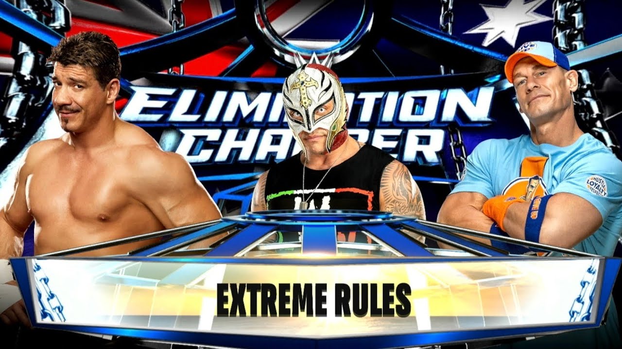 #wwe Eddie Guerrero vs Rey Mysterio vs John Cena Extreme Rules Full Match #4k60fps 