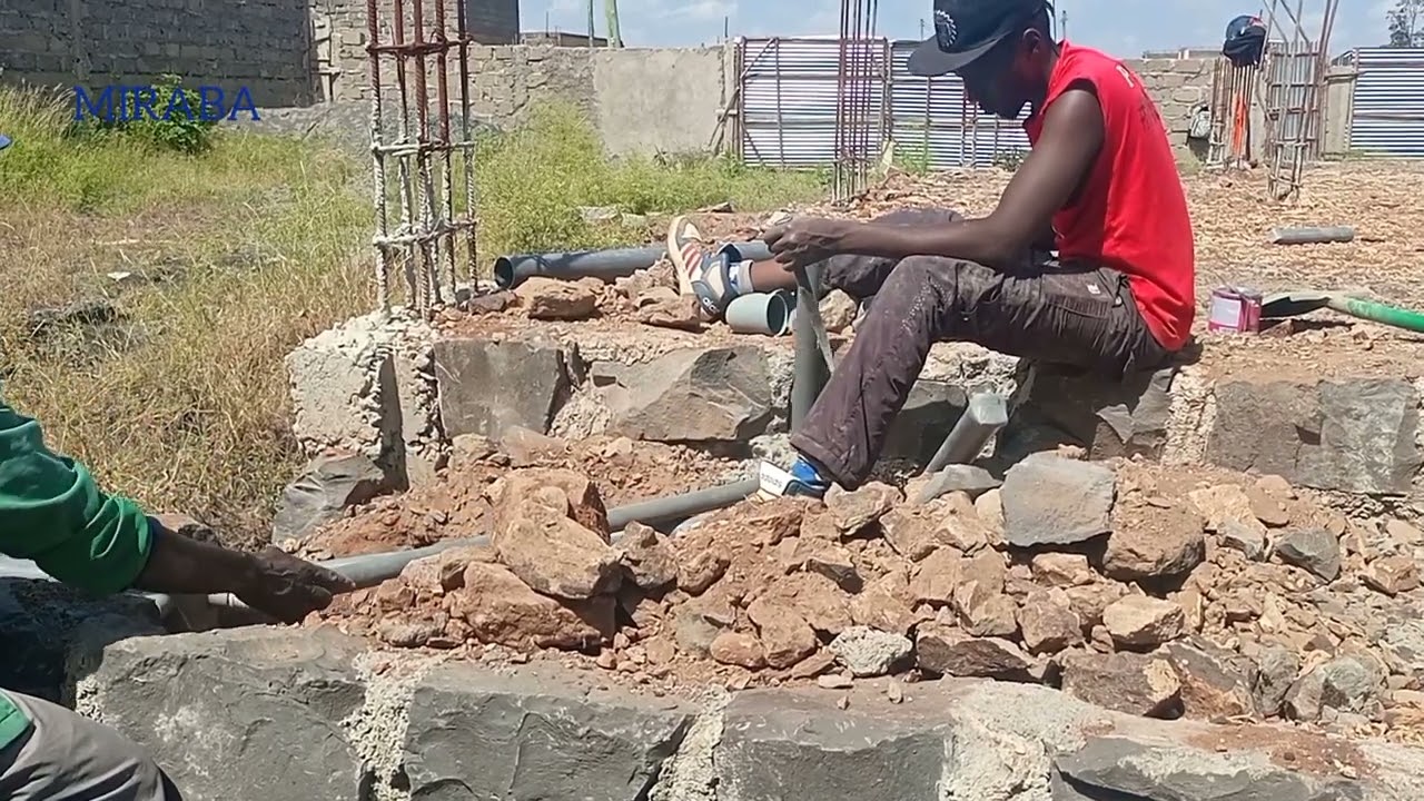 Plumbing works for the house