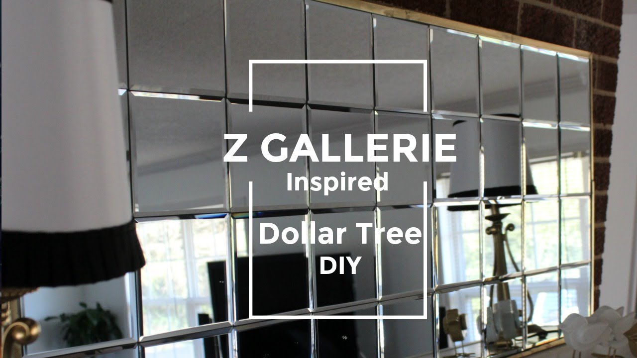 DOLLAR TREE DIY: Z Gallerie Inspired Mirror!
