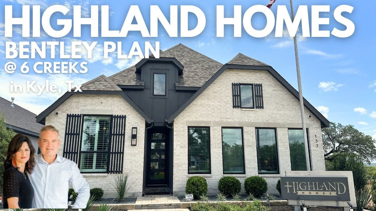 Highland Homes Bentley Plan @ 6 Creeks in Kyle, Tx. 1941 SF+