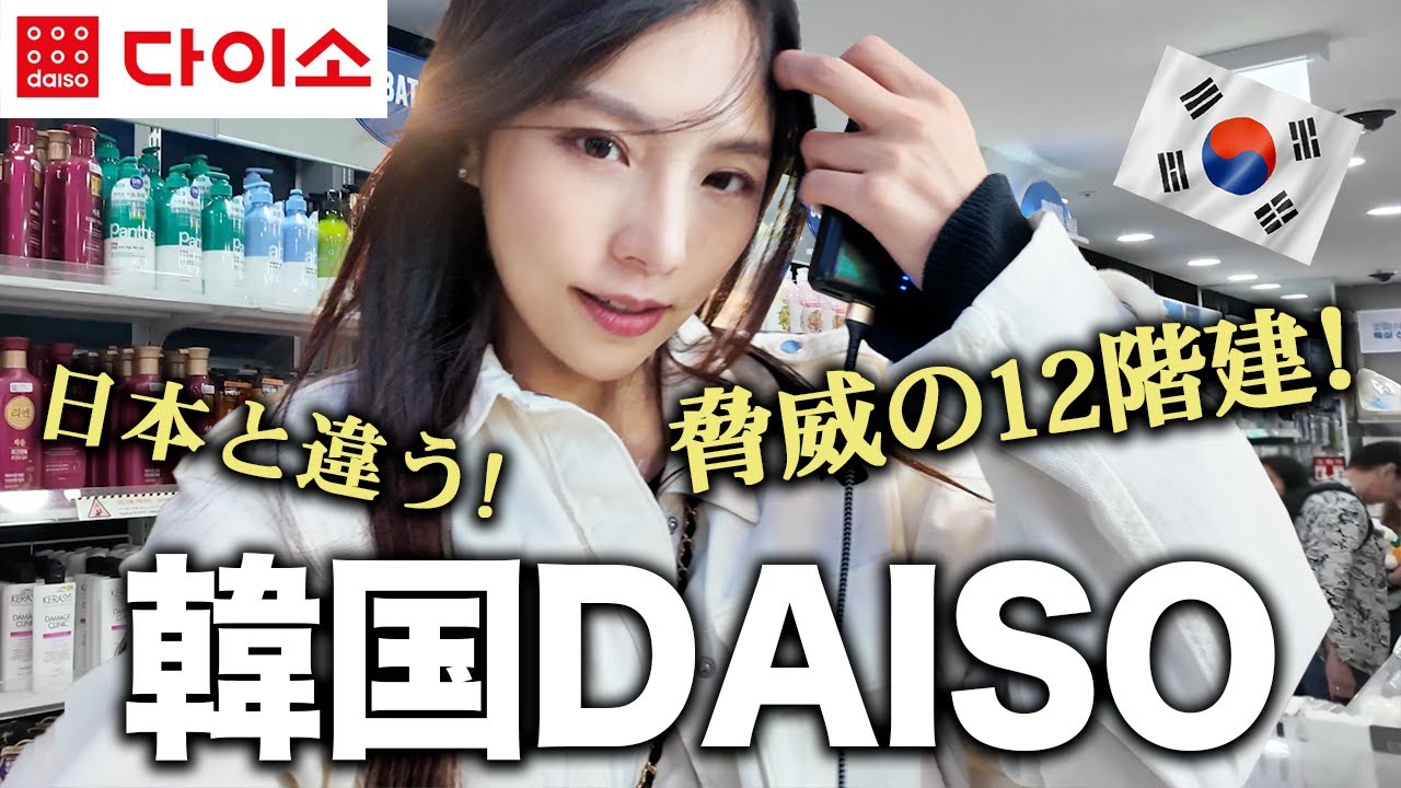 【結構ちがうぞ】韓国人姉妹で韓国ダイソーを徹底チェック！