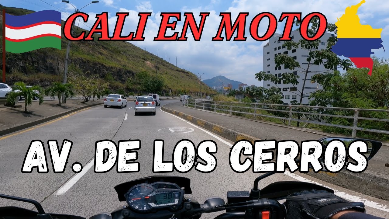 CALI 🇨🇴 AVENIDA DE LOS CERROS de sur a norte Motovlog 4K