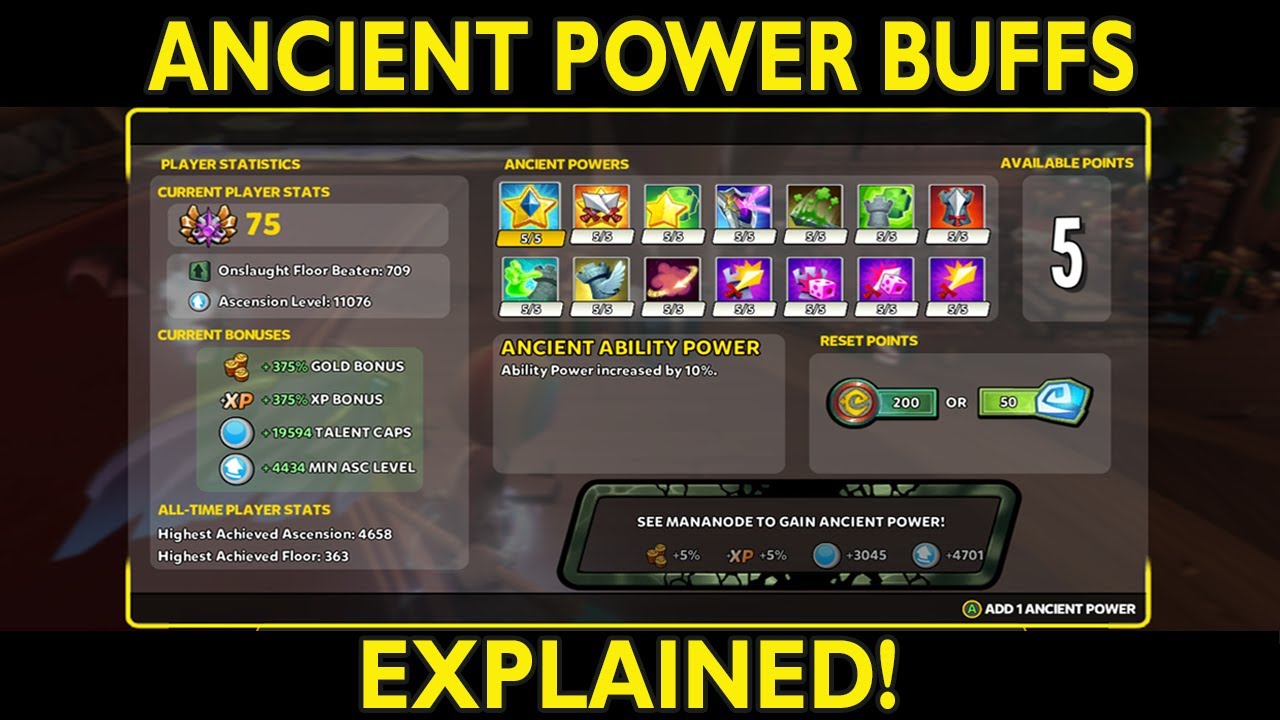 Ancient Power Buffs EXPLAINED! - DD2