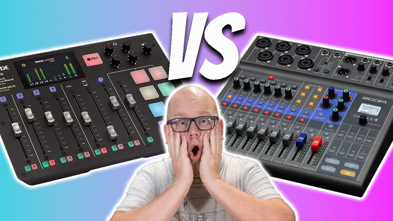 MIXER SHOWDOWN - ZOOM LIVETRAK L8 vs RODECASTER PRO
