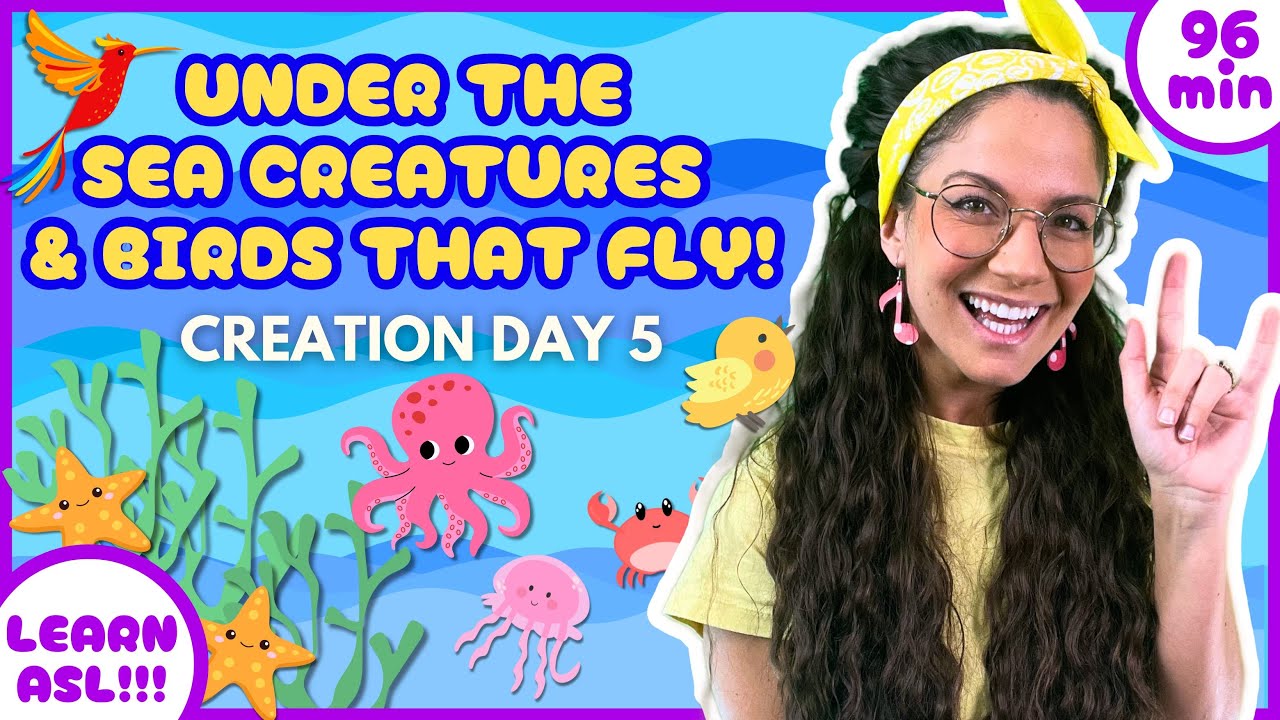 Under the Sea Creatures & Birds in the Sky! Animals | Christian Creation | Children & Toddlers!