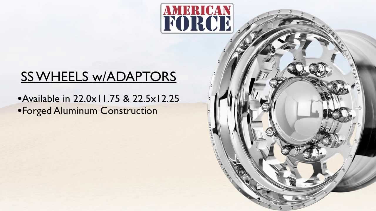 American Force Wheels Super Single Wheels Adaptors Tutorial