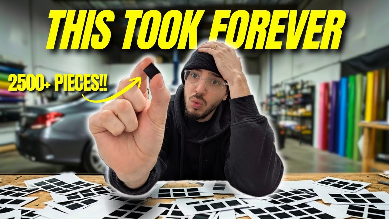 Making a Giant Mural With Tiny Pieces of Vinyl Wrap