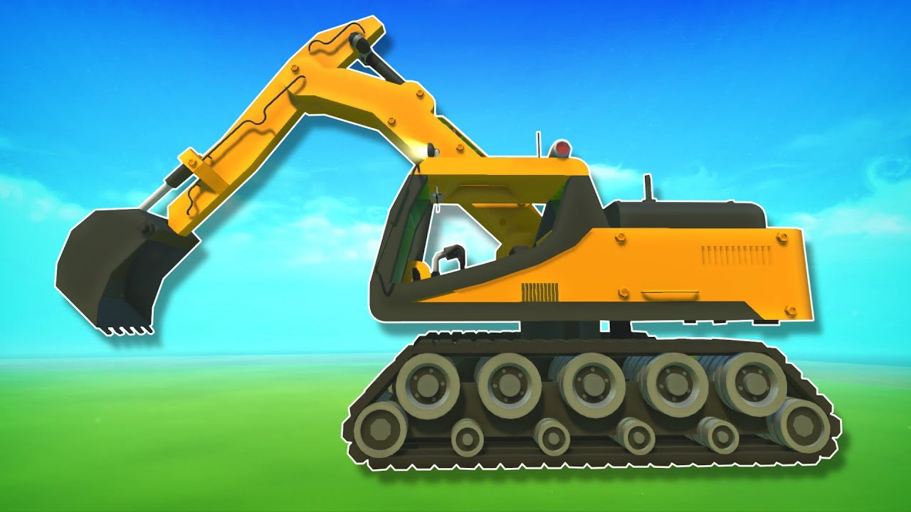 Tank Track Excavator, Ripsaw Tank and a Military Half Track Truck! - Scrap Mechanic Creations!