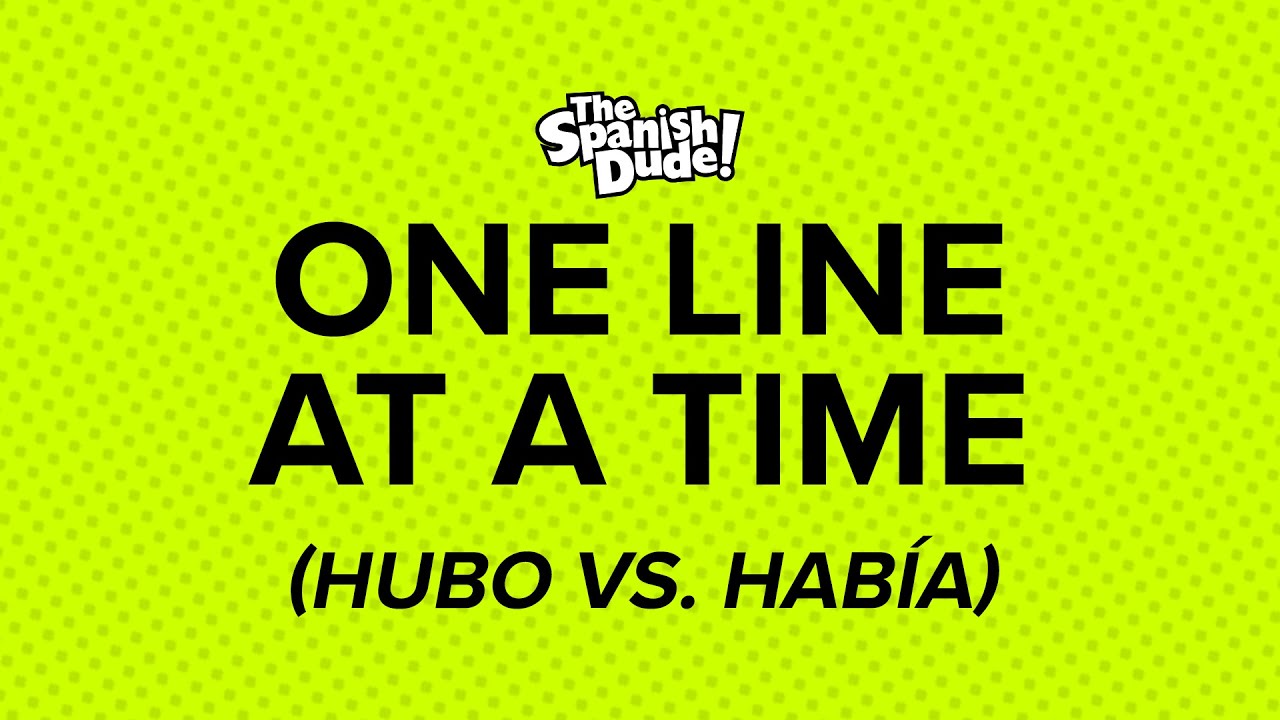 Hab&iacute;a or Hubo? It's Not What You Think