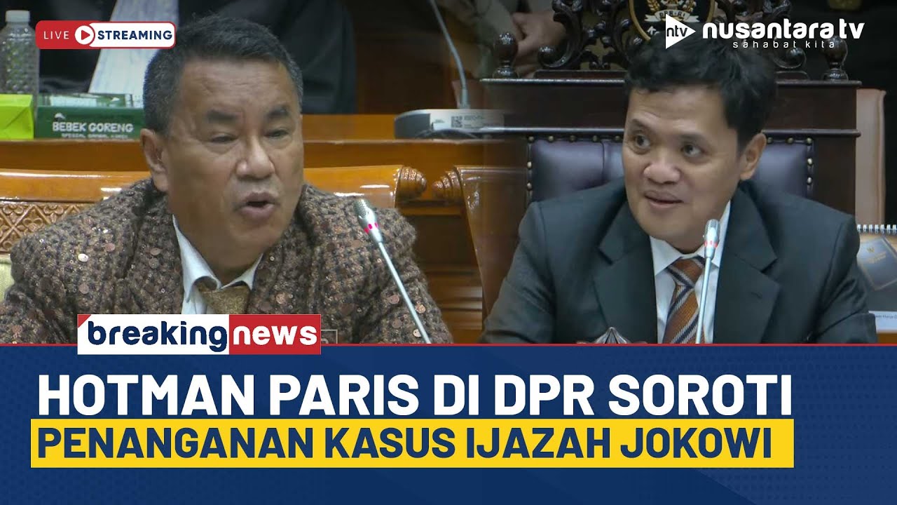 [LIVE DELAY] Hotman Paris di Komisi III DPR Soroti Penanganan Kasus Ijazah Jokowi | NTV