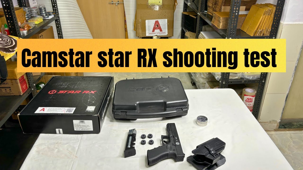 Camstar Star RX Co2 Pellet pistol shooting test At just Rs-23000 + gst