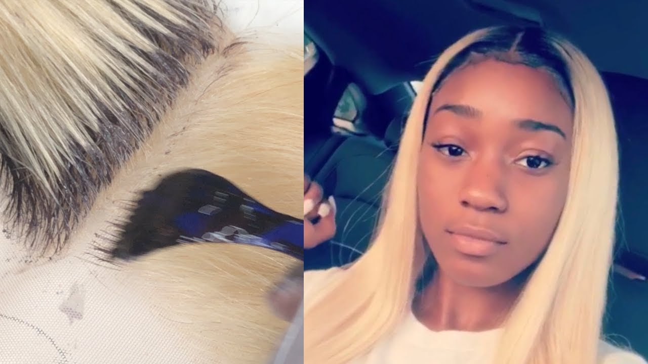 EASY How to Darken 613 Roots Without Tinting The Knots | Wig Making