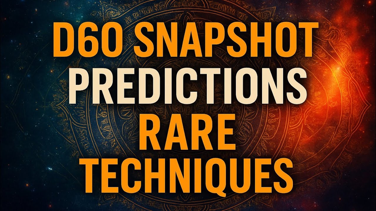 D60 Chart Snapshot Predictions | Predict Marriage in seconds 