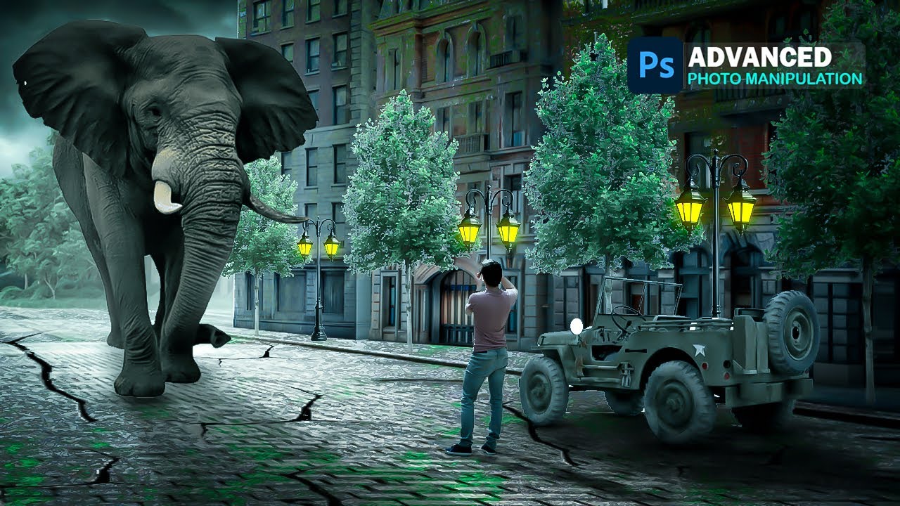 Cinematic photoshop manipulation tutorial||Photoshop tutorial 